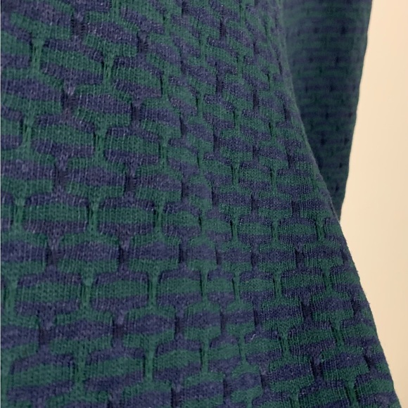 {JACQUARD KNIT PANTS} brand: Zara, size: M, colour: blue/green - Picture 6 of 7